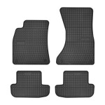 floor mats ( set, rubber, 4pc., black) AUDI A5 06.07-01.17 coupe